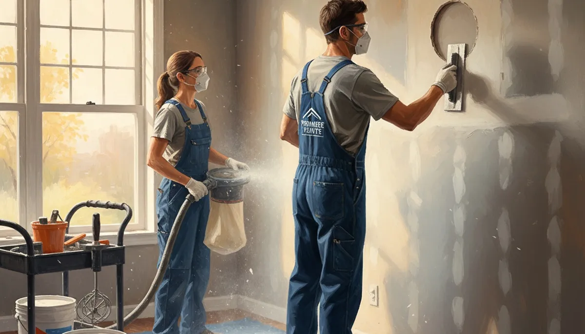 Drywall repair in Vancouver, WA for cracks, holes, and water damage by Vancouver Paint Pros