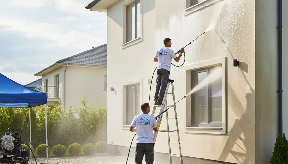 Pressure cleaning service in Vancouver, WA for siding, decks, and driveways by Vancouver Paint Pros
